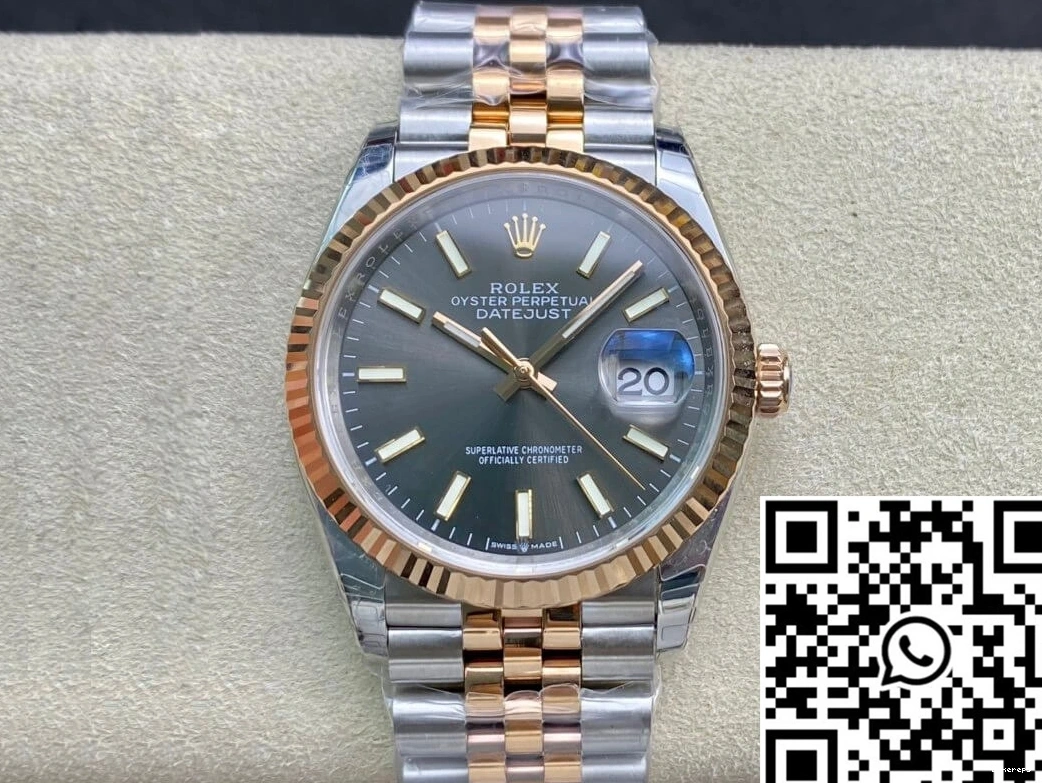 M126231-0013 EW Rolex Gold Factory Rose Datejust 0129